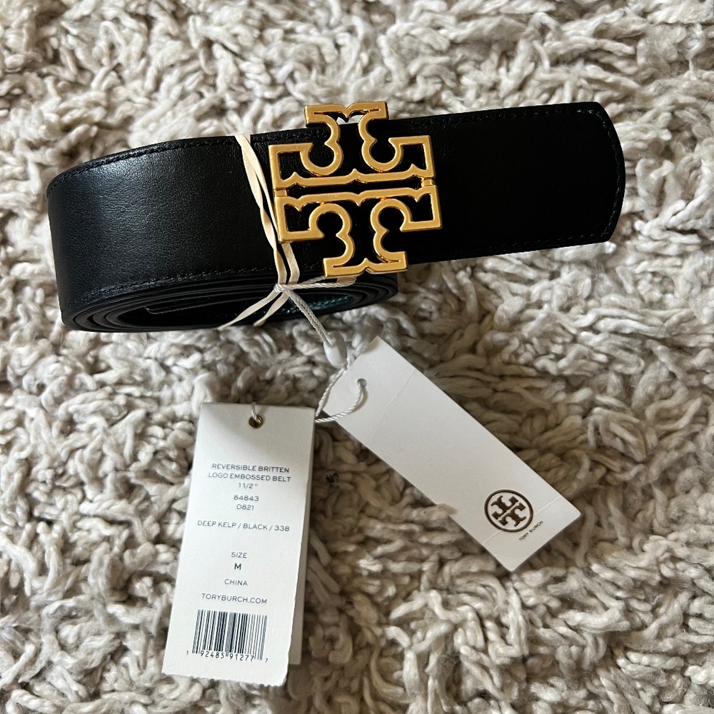 BRAND NEW TORY BURCH REVERSIBLE LEATHER BELT